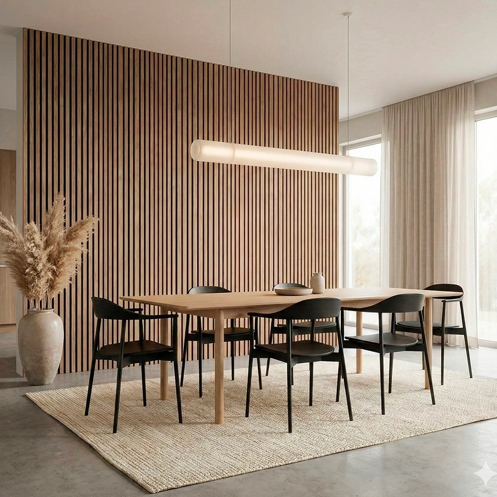 Acoustic Wood Wall Panel — Transform Your Space in Just 30 Minutes - (270cm x 110cm)